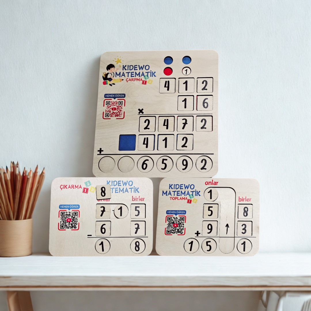 Montessori Matematik Seti ile Dikkat Dağınıklığına Son: Kidewo Ahşap Eğitim Materyali