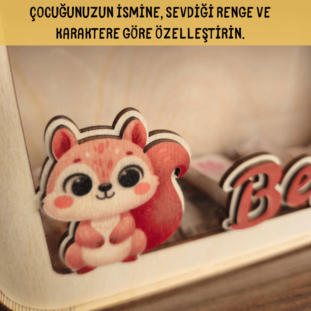 Kidewo Ahşap Kumbara – Çocuklar İçin Eğitici Tasarruf Kutusu - Ahşap Eğitici Oyuncak - KIDEWO