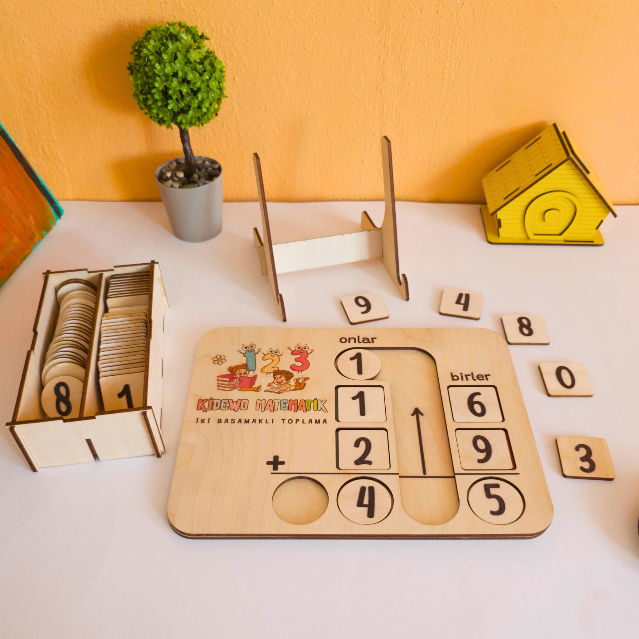 Yaz Tatili Ahşap Matematik Seti – Toplama, Çıkarma, Çarpma ve Kesir