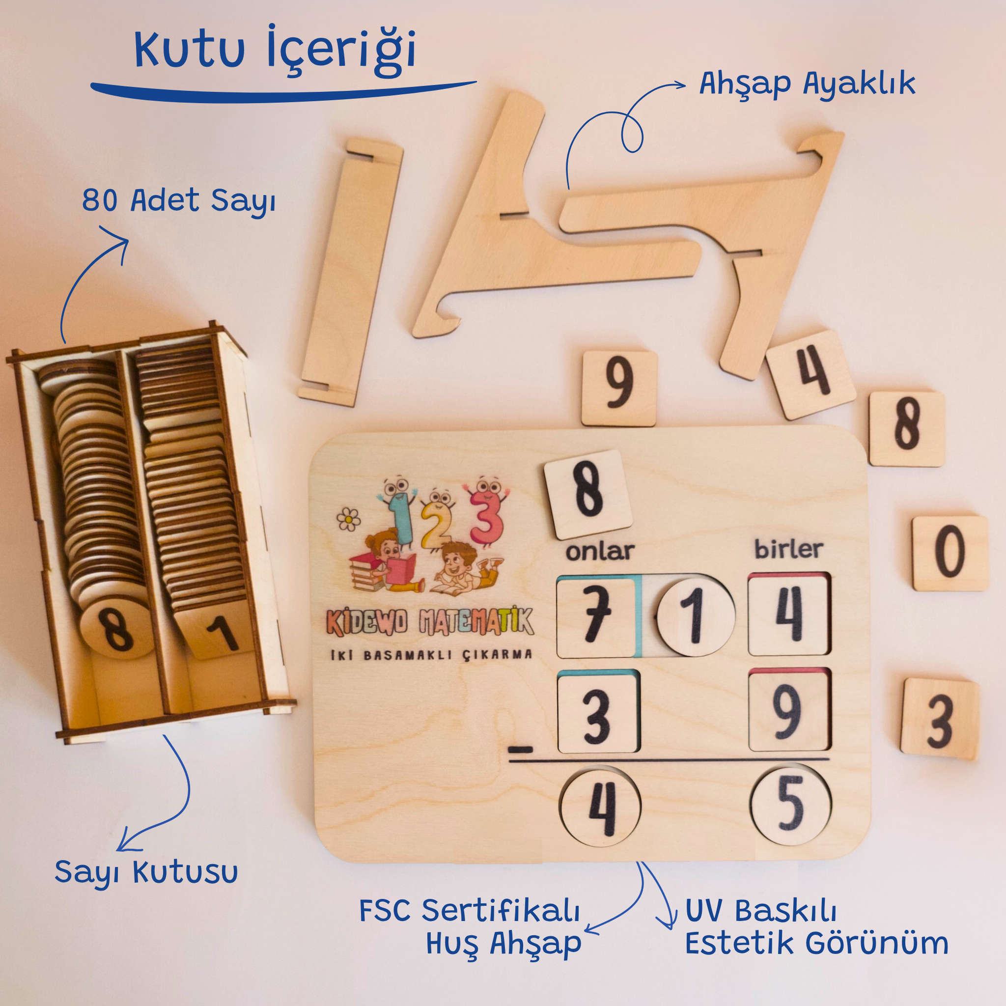 Kidewo | İki Basamaklı Ahşap Çıkarma
